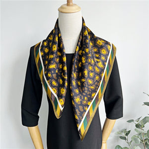 MaraSilk Pure Mulberry Silk Scarf - Square Crepe Satin MS226