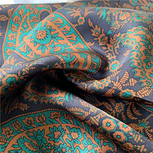 MaraSilk Pure Mulberry Silk Scarf - Square Crepe Satin MS228