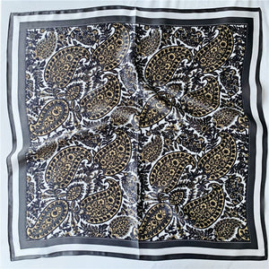 MaraSilk Pure Mulberry Silk Scarf - Square Crepe Satin MS228 25" x 25" MS22801