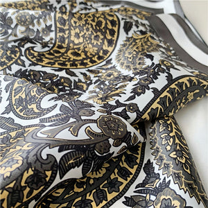 MaraSilk Pure Mulberry Silk Scarf - Square Crepe Satin MS228