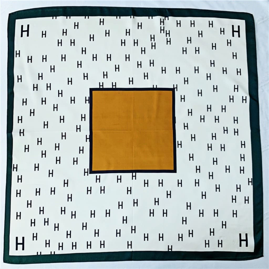 MaraSilk Pure Mulberry Silk Scarf - Square Crepe Satin MS229