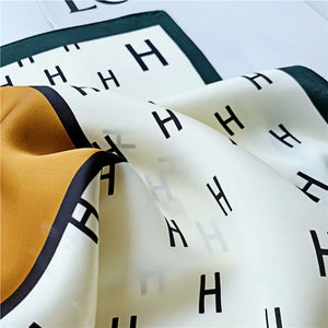 MaraSilk Pure Mulberry Silk Scarf - Square Crepe Satin MS229