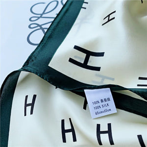 MaraSilk Pure Mulberry Silk Scarf - Square Crepe Satin MS229