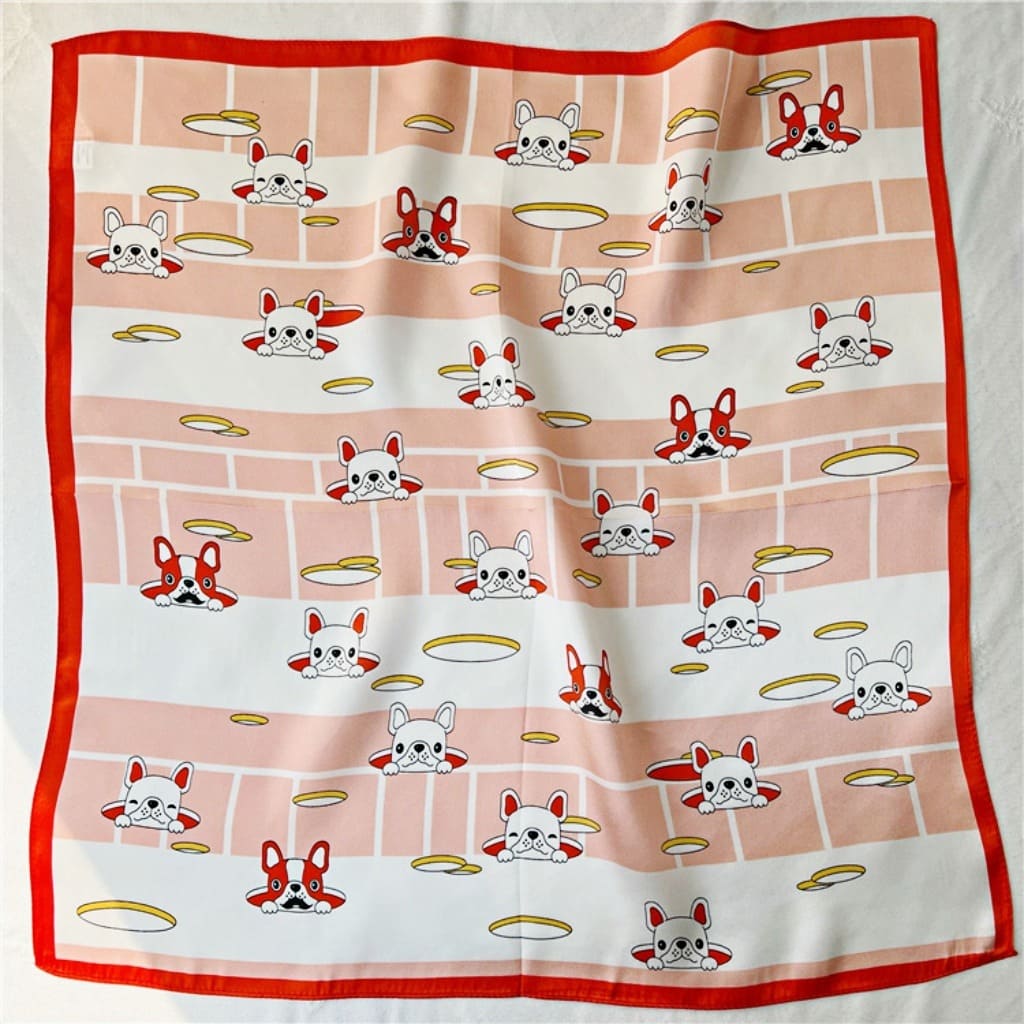 MaraSilk Pure Mulberry Silk Scarf Square Crepe Satin MS25-3