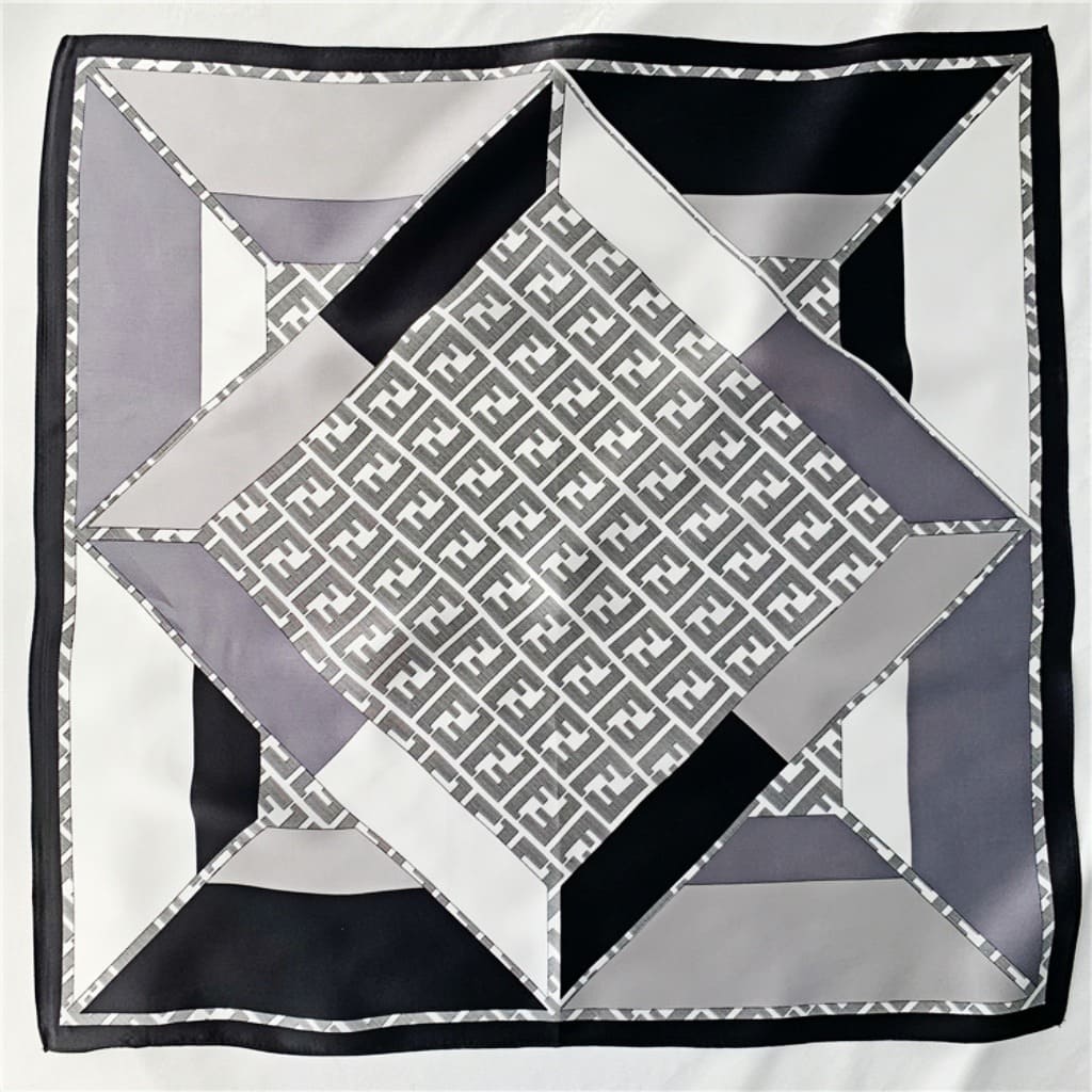 MaraSilk Pure Mulberry Silk Scarf Square Crepe Satin MS26-3