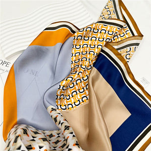 MaraSilk Pure Mulberry Silk Scarf Square Crepe Satin MS29-14