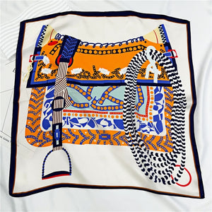 MaraSilk Pure Mulberry Silk Scarf Square Crepe Satin MS29-8