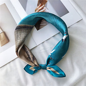 MaraSilk Pure Mulberry Silk Scarf Square Crepe Satin MS31-3