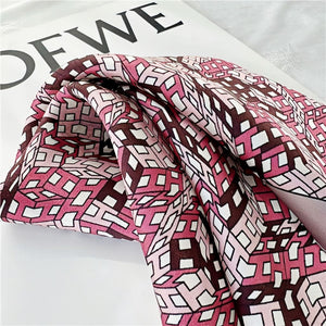 MaraSilk Pure Mulberry Silk Scarf Square Crepe Satin MS33-5