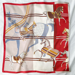 MaraSilk Pure Mulberry Silk Scarf Square Crepe Satin MS35-3