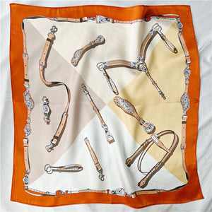 MaraSilk Pure Mulberry Silk Scarf Square Crepe Satin MS35-30