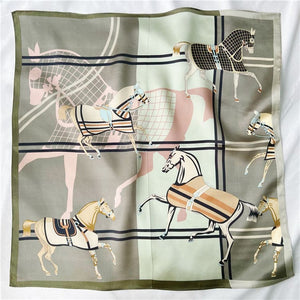 MaraSilk Pure Mulberry Silk Scarf Square Crepe Satin MS35-9