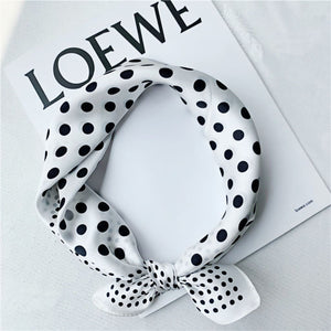 MaraSilk Pure Mulberry Silk Scarf Square Crepe Satin MS38-1