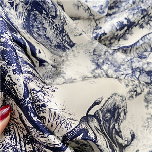 MaraSilk Pure Mulberry Silk Scarf - Square Crepe Satin MS381