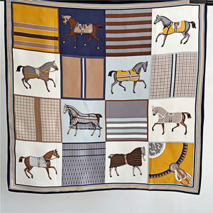 MaraSilk Pure Mulberry Silk Scarf - Square Crepe Satin MS384 34" x 34" MS38402