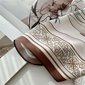 MaraSilk Pure Mulberry Silk Scarf - Square Crepe Satin MS385