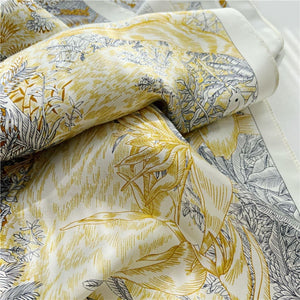 MaraSilk Pure Mulberry Silk Scarf - Square Crepe Satin MS387