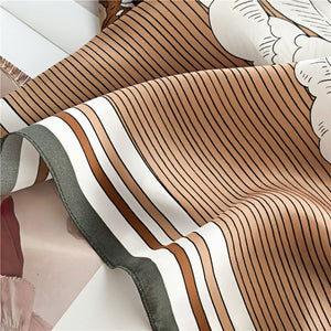 MaraSilk Pure Mulberry Silk Scarf - Square Crepe Satin MS390