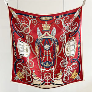 MaraSilk Pure Mulberry Silk Scarf - Square Crepe Satin MS391 34" x 34" MS39101