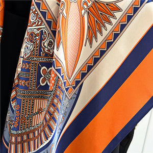 MaraSilk Pure Mulberry Silk Scarf - Square Crepe Satin MS392