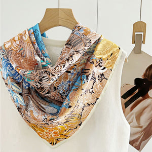 MaraSilk Pure Mulberry Silk Scarf - Square Crepe Satin MS393