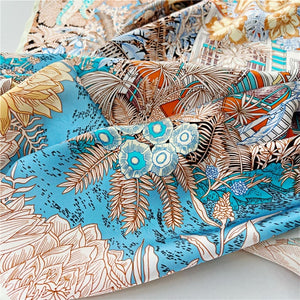 MaraSilk Pure Mulberry Silk Scarf - Square Crepe Satin MS393