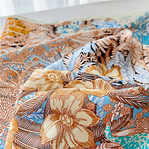 MaraSilk Pure Mulberry Silk Scarf - Square Crepe Satin MS393