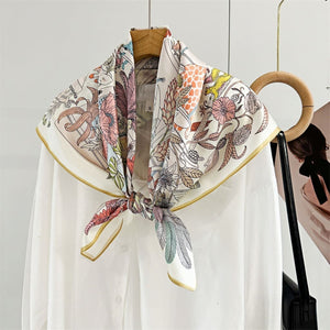 MaraSilk Pure Mulberry Silk Scarf - Square Crepe Satin MS397 34" x 34" MS39701