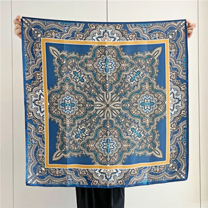 MaraSilk Pure Mulberry Silk Scarf - Square Crepe Satin MS402 34" x 34" MS40201