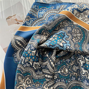 MaraSilk Pure Mulberry Silk Scarf - Square Crepe Satin MS402