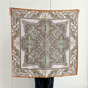 MaraSilk Pure Mulberry Silk Scarf - Square Crepe Satin MS402 34" x 34" MS40202