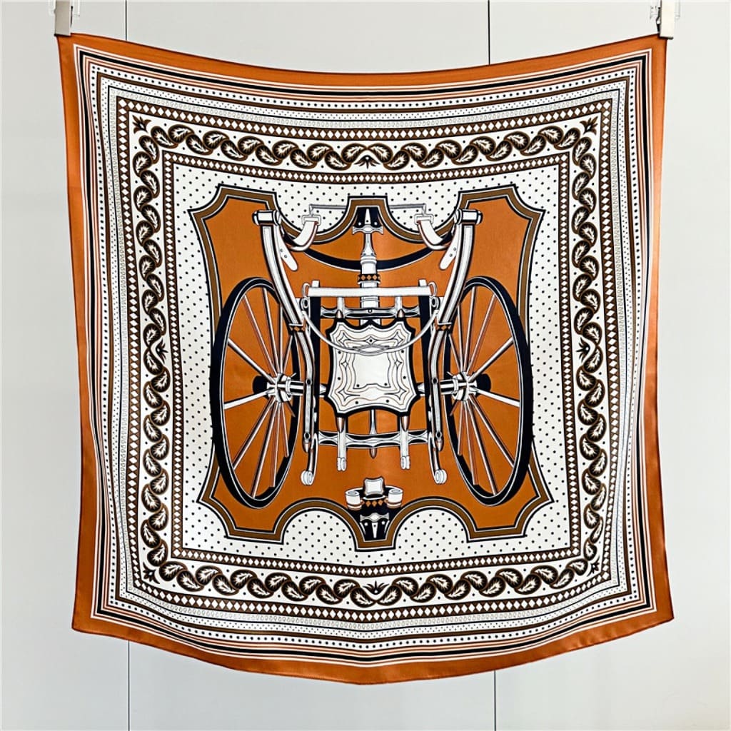 MaraSilk Pure Mulberry Silk Scarf - Square Crepe Satin MS404 34" x 34" MS40401