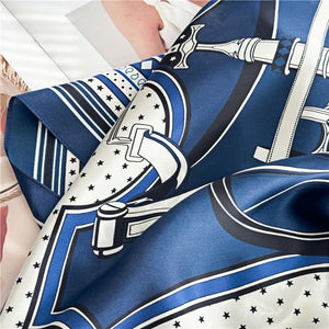 MaraSilk Pure Mulberry Silk Scarf - Square Crepe Satin MS404