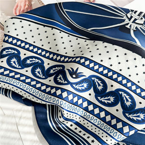 MaraSilk Pure Mulberry Silk Scarf - Square Crepe Satin MS404