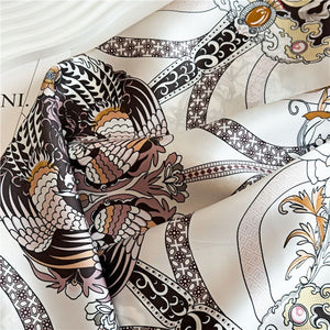 MaraSilk Pure Mulberry Silk Scarf - Square Crepe Satin MS405