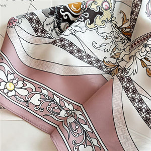 MaraSilk Pure Mulberry Silk Scarf - Square Crepe Satin MS405