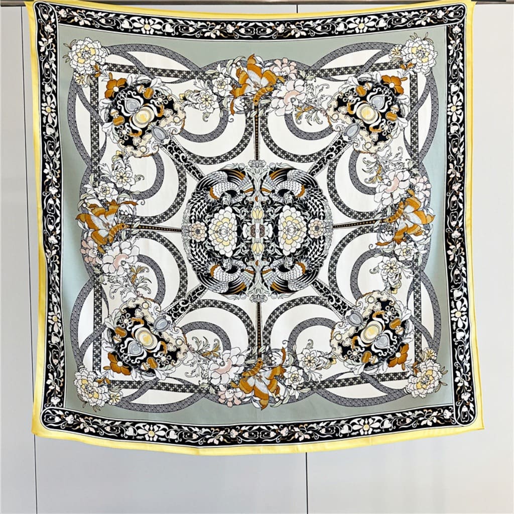 MaraSilk Pure Mulberry Silk Scarf - Square Crepe Satin MS405 34" x 34" MS40502