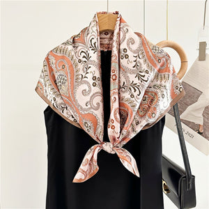 MaraSilk Pure Mulberry Silk Scarf - Square Crepe Satin MS406 34" x 34" MS40601