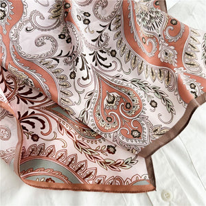 MaraSilk Pure Mulberry Silk Scarf - Square Crepe Satin MS406