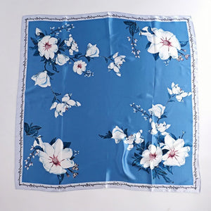 MaraSilk Pure Mulberry Silk Scarf - Square Crepe Satin MS407