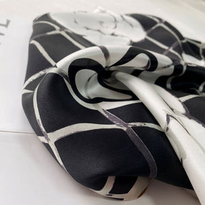 MaraSilk Pure Mulberry Silk Scarf - Square Crepe Satin MS412