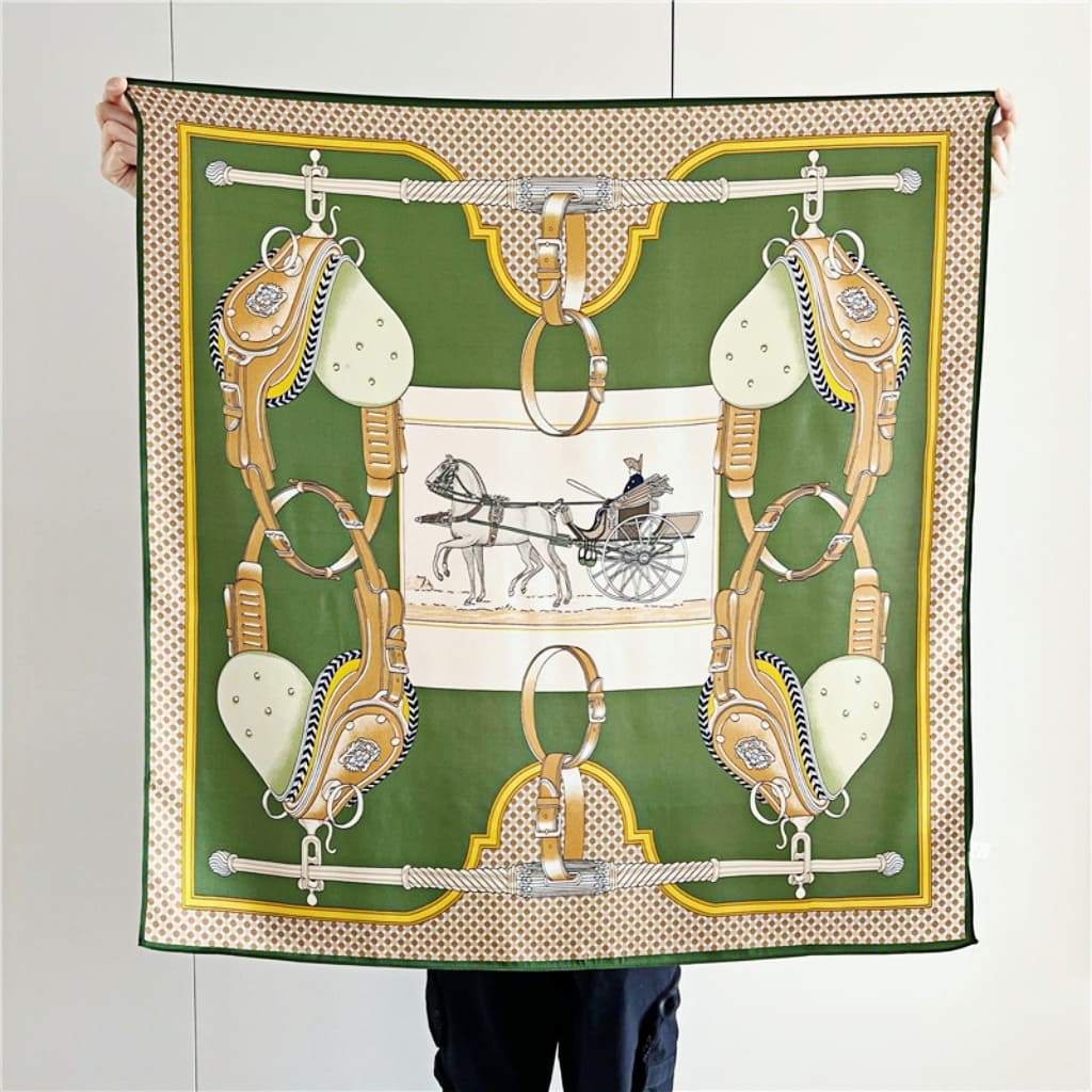 MaraSilk Pure Mulberry Silk Scarf - Square Crepe Satin MS415 34" x 34" MS41501