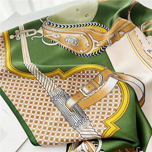 MaraSilk Pure Mulberry Silk Scarf - Square Crepe Satin MS415