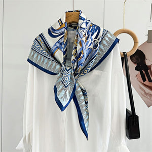 MaraSilk Pure Mulberry Silk Scarf - Square Crepe Satin MS416