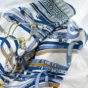 MaraSilk Pure Mulberry Silk Scarf - Square Crepe Satin MS416