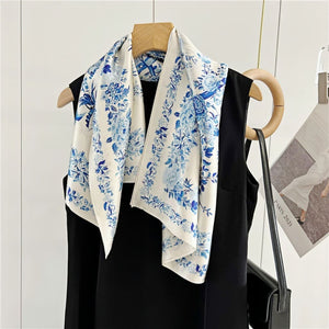 MaraSilk Pure Mulberry Silk Scarf - Square Crepe Satin MS419