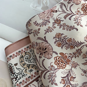 MaraSilk Pure Mulberry Silk Scarf Square Crepe Satin MS42-30