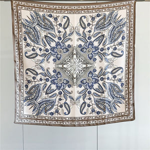 MaraSilk Pure Mulberry Silk Scarf - Square Crepe Satin MS422