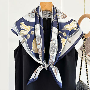 MaraSilk Pure Mulberry Silk Scarf - Square Crepe Satin MS423