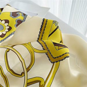 MaraSilk Pure Mulberry Silk Scarf - Square Crepe Satin MS425